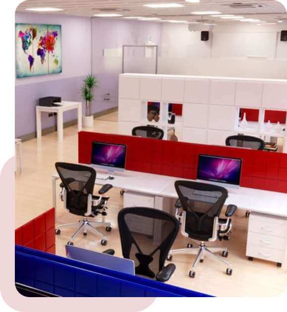 Spazi coworking Area coworking di Europalace Uffici